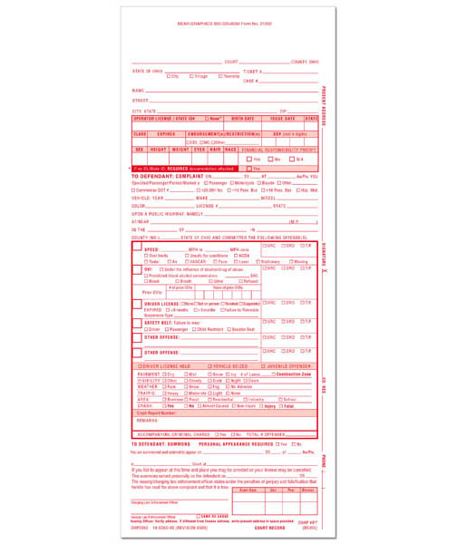 21002 - Traffic Citations